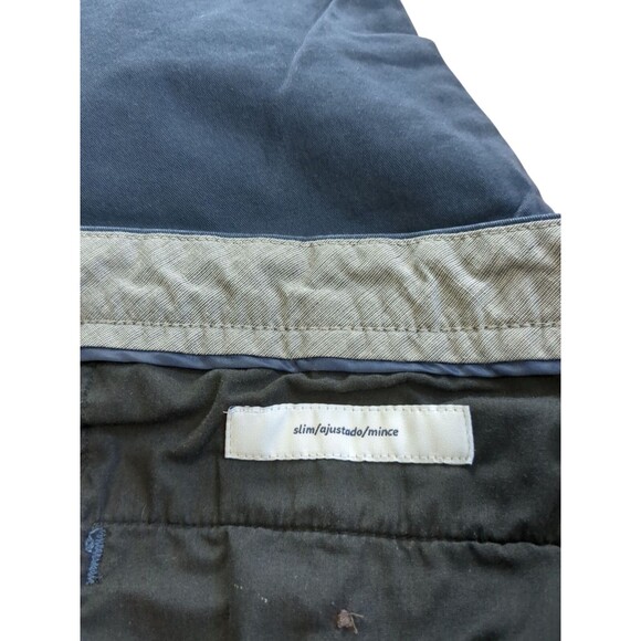 Amazon Essentials Men's Slim Fit Blue Pants Size 42 X 28 - Picture 4 of 9